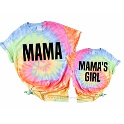 mama and mamas girl shirts, mommy and me outfits, mothers day gift for mom from daughter