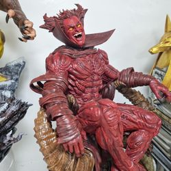 Mephisto Marvel 3D printed hand painted custom figure, Mephisto statue handpaint high detail, Mephisto Marvel figure