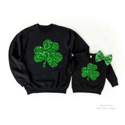 shamrock shirt, st patricks day sweatshirt for women and girl, st patricks day shirt mommy and me outfits, gift mom and