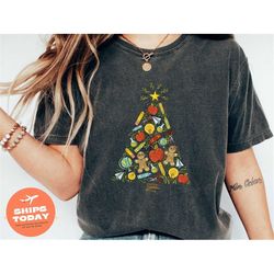 christmas teacher shirt, teacher christmas tree shirt, christmas teacher tee, christmas school tee, christmas gift for t