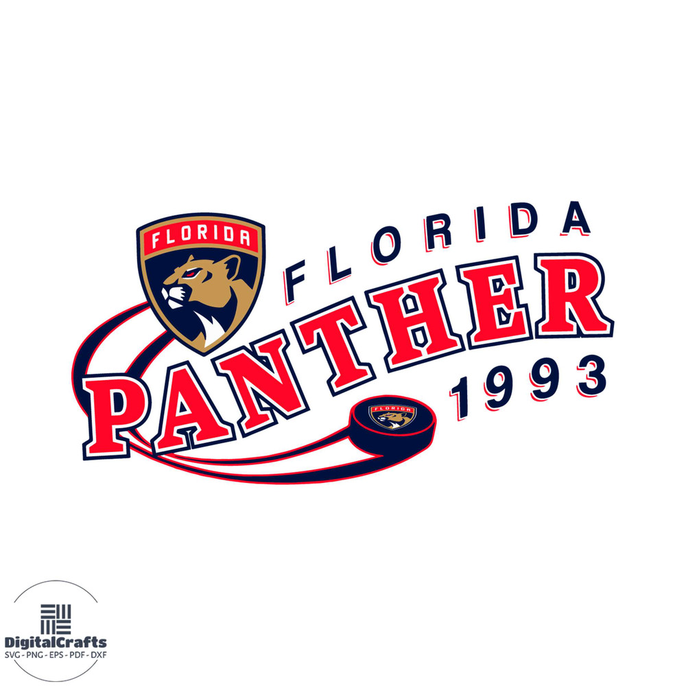 Florida Panthers Hockey Vintage SVG Graphic Design Files