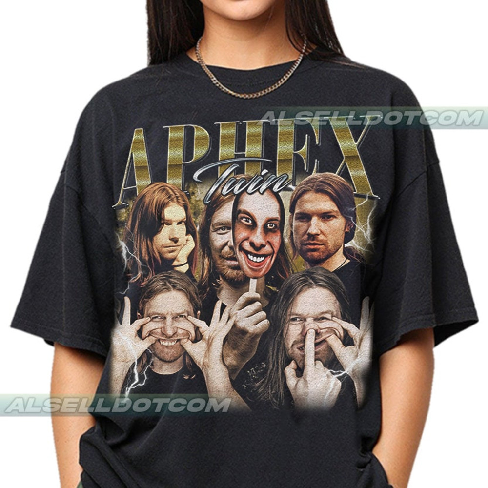 Limited Aphex Twin Vintage T-Shirt, Gift For Women and Man Unisex T-Shirt - 1.jpg