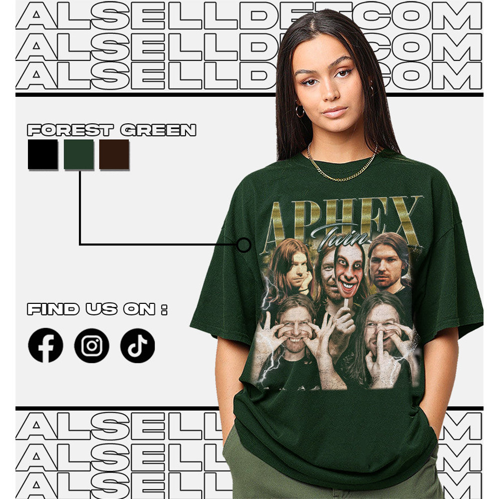 Limited Aphex Twin Vintage T-Shirt, Gift For Women and Man Unisex T-Shirt - 3.jpg