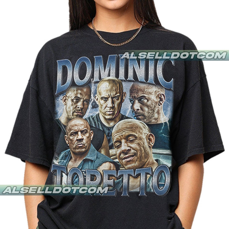 Limited Dominic Toretto Vintage T-Shirt, Gift For Women and Man Unisex T-Shirt - 1.jpg