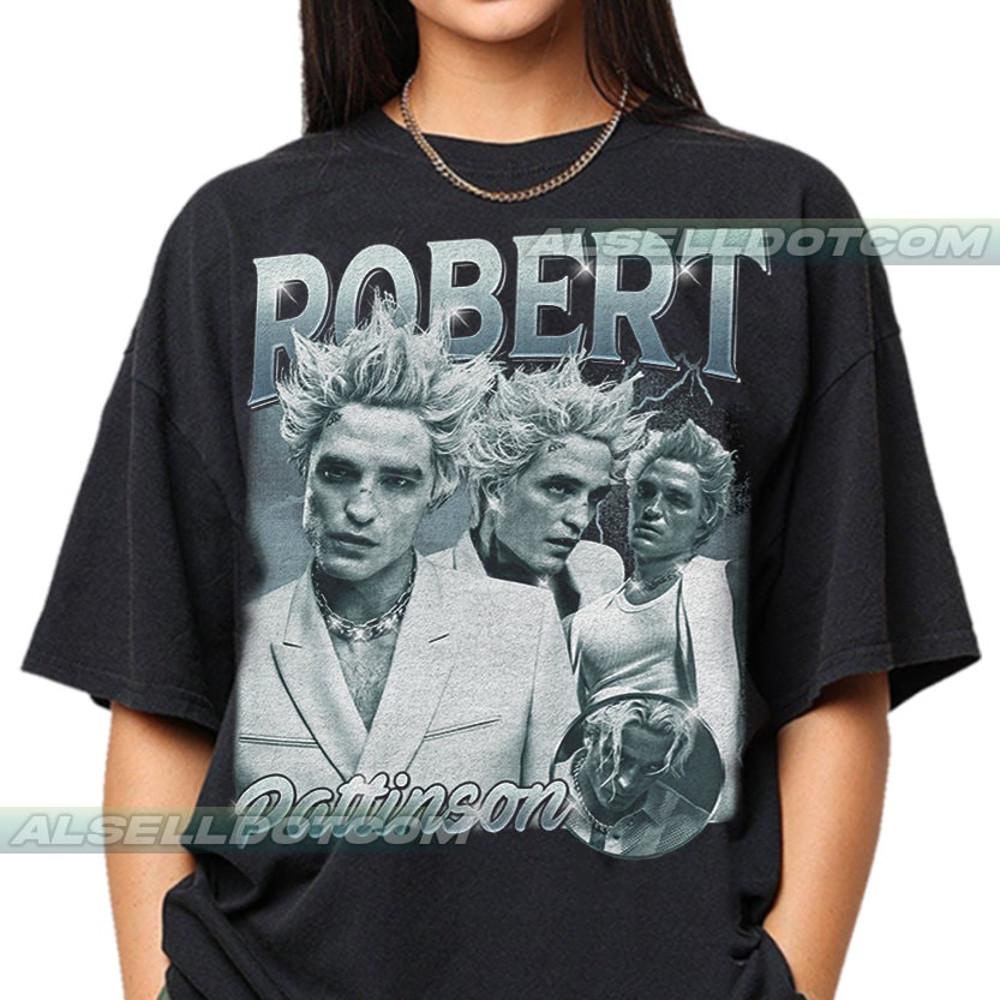Limited Robert Pattinson Vintage T-Shirt, Gift For Women and Man Unisex T-Shirt - 1.jpg