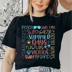 palm tree shirt, tropical beach palm tree shirt, summer vacation shirt, beach vibes shirt, summer vacation girls trip t-