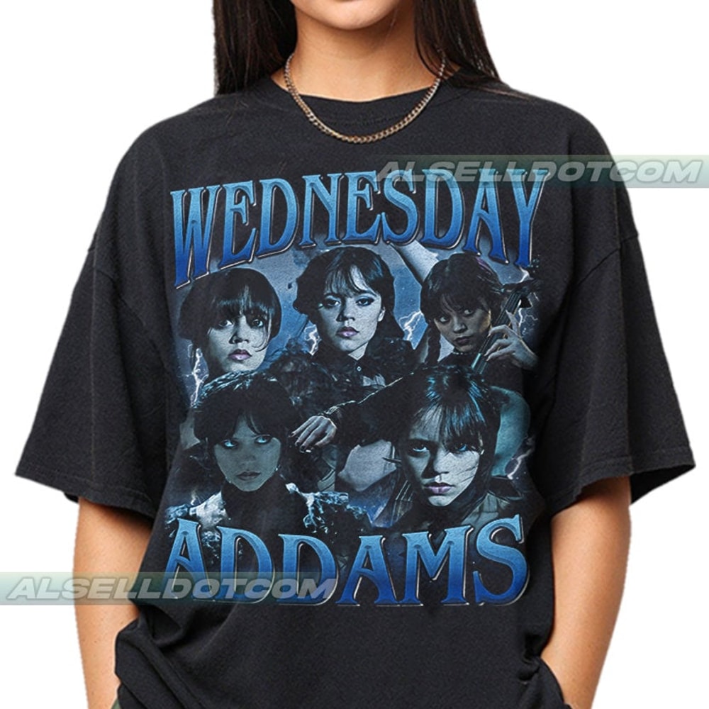 Limited Wednesday Addams Vintage T-Shirt, Gift For Women and Man Unisex T-Shirt - 1.jpg