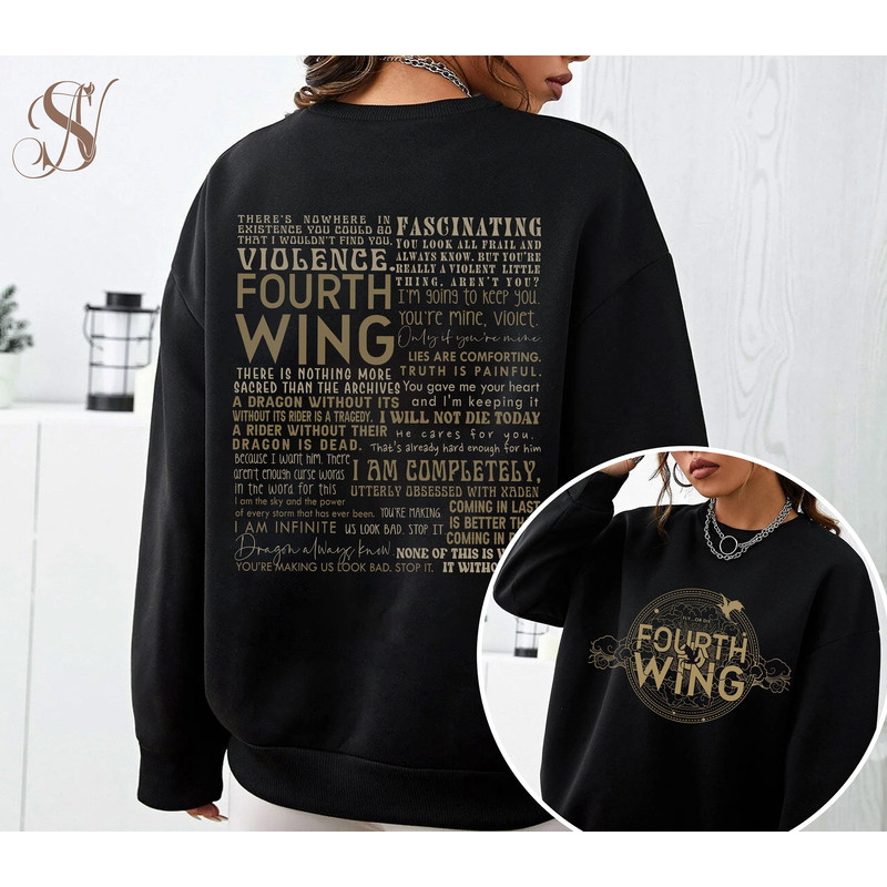 Fourth Wing Shirt Dragon Rider Shirt, Fourth Wing Shirt, Rebecca Yoros Tee, Basgiath War College Shirt, Bookish Shirt, Book Lover Shirt - 1.jpg