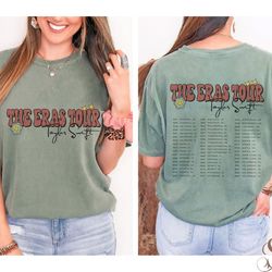 swiftie eras tour comfort tshirt, ts the eras tour t-shirt, the eras tour shirt, eras