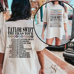 the eras tour comfort colors shirt, the eras tour bracelet shirt, the eras tour full
