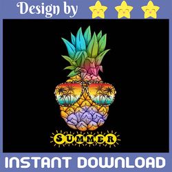 pineapple sublimation designs downloads, pineapple with sunglasses png, digital download, summer sublimation design, tro