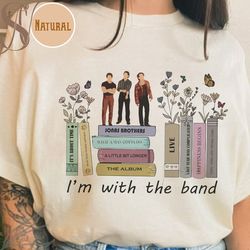 vintage jonas brothers shirt, i'm with the band shirt, one night five albums shirt, j