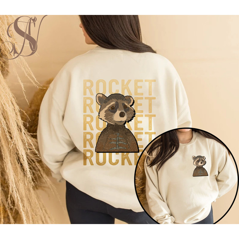 Vintage Rocket Lylla Floor and Teefs Shirt, Guardians Of The Galaxy 3 Shirt, Vintage Rocket Tee, The Guardians Of The Galaxy Character Tee - 2.jpg