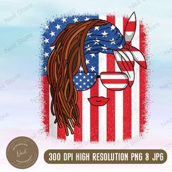 4th of july american flag usa png, funny patriotic women girls png, png high quality, png, digital download