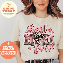 wife mom boss shirt for mothers day gift, trendy mom shirt, leopard mama shirt, cute wife gift for women, motherhood t-s