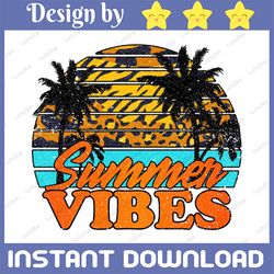 retro summer vibes leopard sublimation transfer, ready to press sublimation transfer