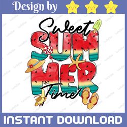 sweet summer time png, i love summer, summer design, watermelon, leopard, watermelon pattern, sublimation designs downlo