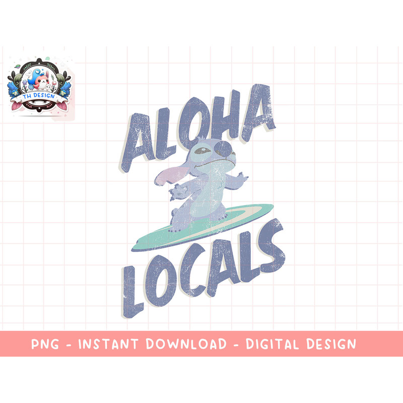 Disney Lilo & Stitch Aloha Locals Surfboard png, sublimation.jpg
