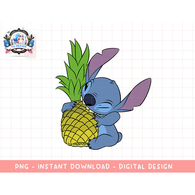 Disney Lilo & Stitch Big Bite Pineapple Portrait png, sublimation.jpg