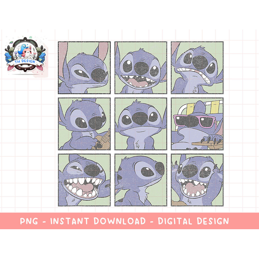 Disney Lilo & Stitch Box Up Stitch Emotions Grid png, sublimation.jpg