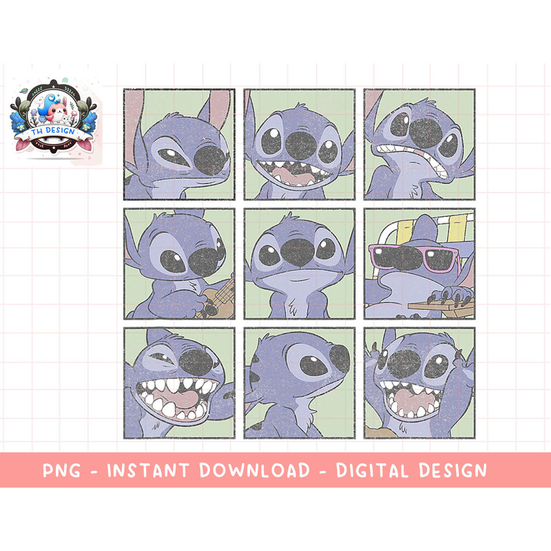 Disney Lilo & Stitch Box Up Stitch Emotions Grid png, sublimation.jpg