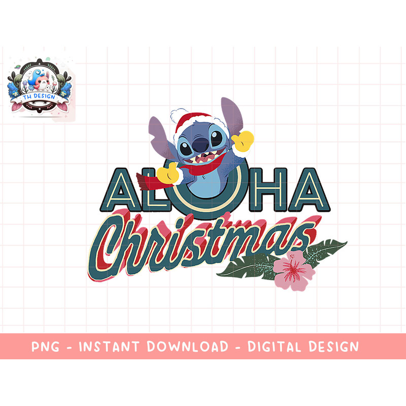 Disney Lilo & Stitch Christmas Aloha Stitch Christmas png, sublimation.jpg
