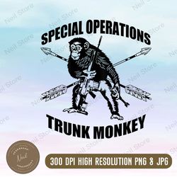 special operations trunk monkey png, mens trunk monkey png, png high quality, png, digital download