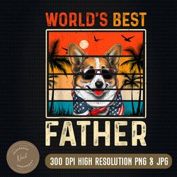 worlds best farter i mean father best dad ever dog svg png, best dad, fathers day gift svg, juneteenth flag, retro dog