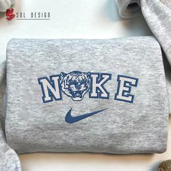 Nike Jackson State Tigers Embroidered Crewneck, NCAA Embroidered Sweater, Jackson State Tigers Hoodie, Unisex Shirts