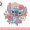 Disney Lilo & Stitch Floral Circle Stitch png, sublimation.jpg