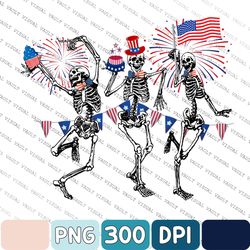 4th Of July Png, Dancing Skeleton Png, American Flag Png, 4th Of July, Stars And Stripes Png, Red White Blue