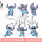 Disney Lilo & Stitch Poses Of Stitch png, sublimation.jpg