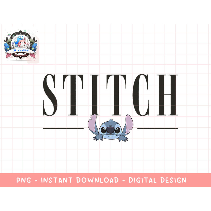 Disney Lilo & Stitch Simple Stitch Text V2 png, sublimation.jpg