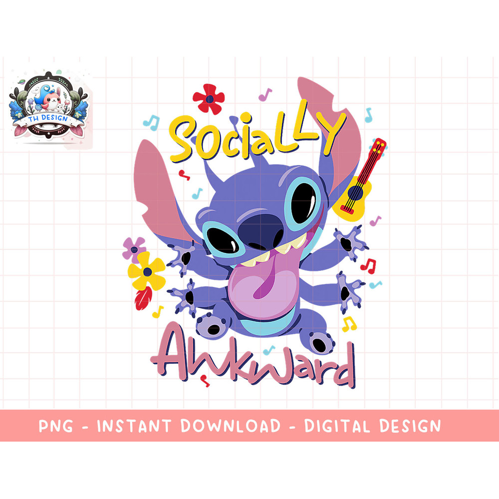 Disney Lilo & Stitch Socially Awkward Stitch png, sublimation.jpg