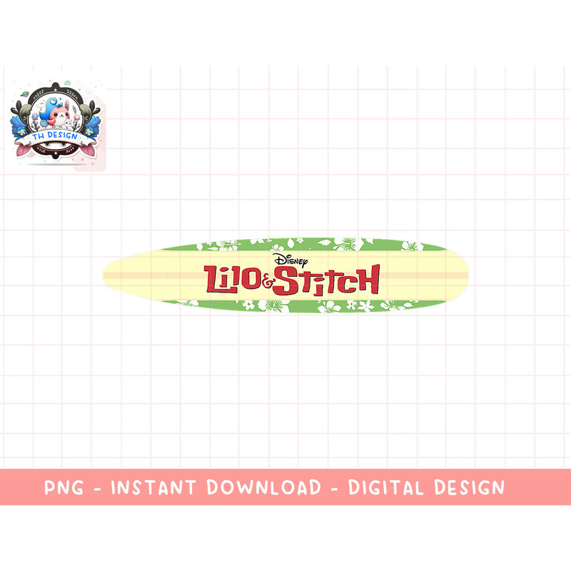 Disney Lilo & Stitch Surfboard Logo png, sublimation.jpg