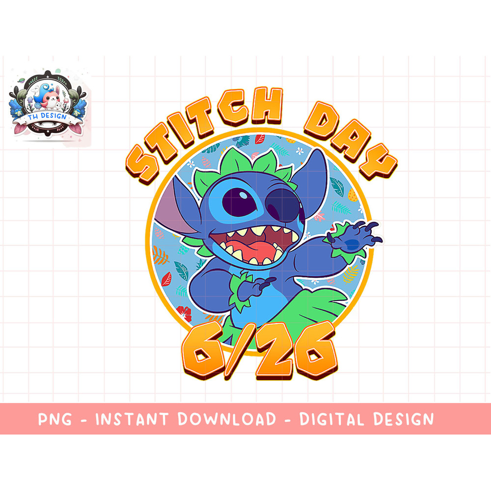 Disney Lilo & Stitch Tropical Stitch Day 626 png, sublimation.jpg