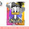 Disney Mickey And Friends Donald Duck 80 s Style Portrait png, sublimation.jpg