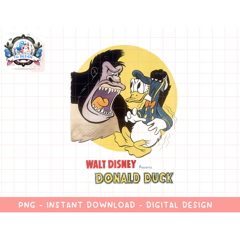 Disney Mickey And Friends Donald Duck And The Gorilla png, sublimation.jpg