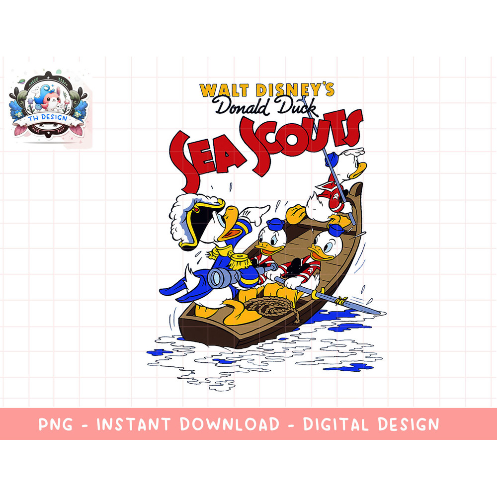 Disney Mickey And Friends Donald Duck Sea Scouts png, sublimation.jpg