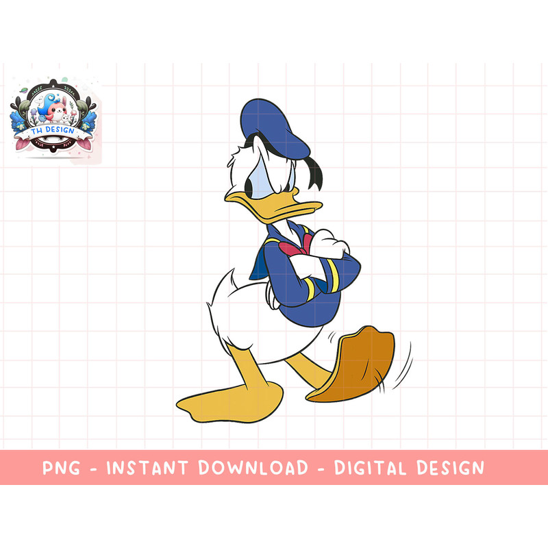 Disney Mickey And Friends Donald Duck Traditional Portrait png, sublimation.jpg