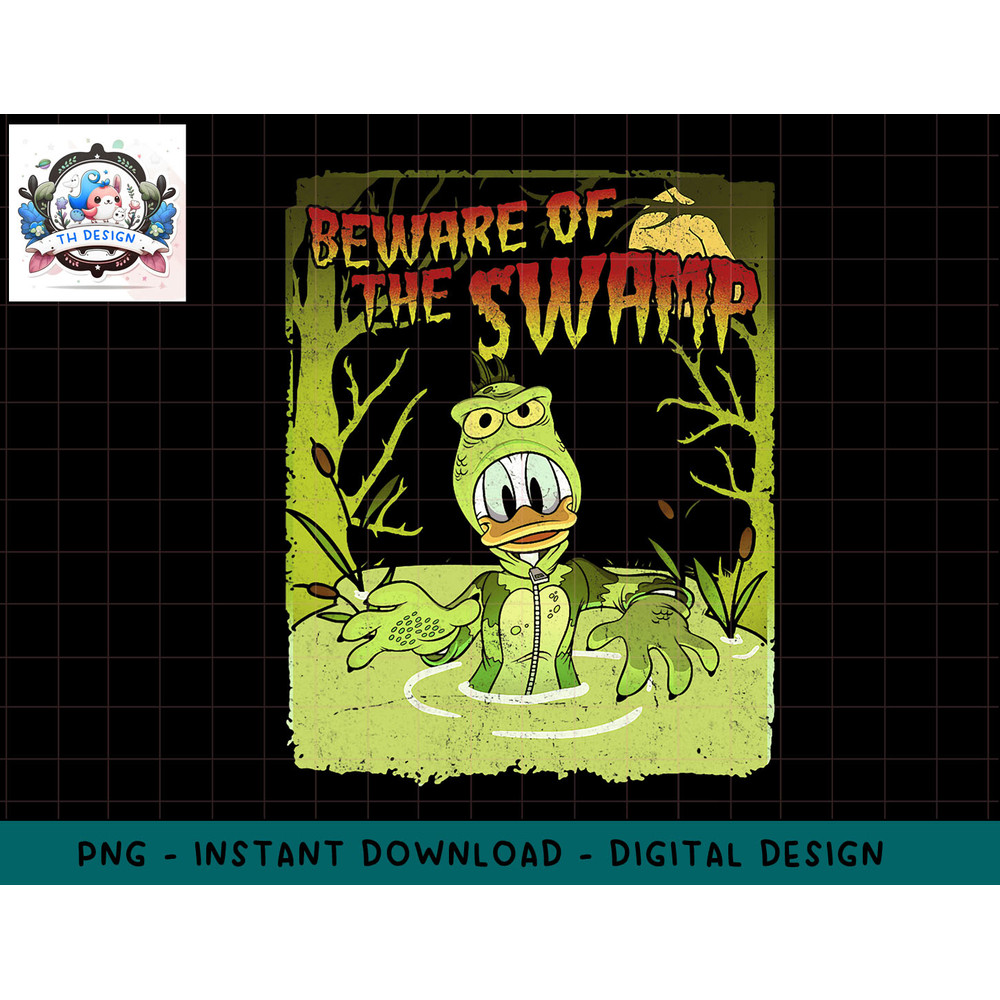 Disney Mickey And Friends Halloween Donald Duck Swamp png, sublimation.jpg