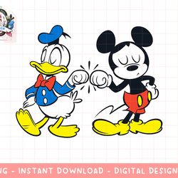 disney mickey mouse and donald duck best friends outline png, sublimation.jpg
