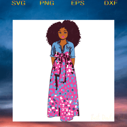 this girl was born in september  september girl svgblack girl svg, black women svg, black afro woman svg, strong black w