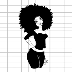 super natural black girl svg, black girl magic, magic girl svgblack girl svg, black women svg, black afro woman svg, s