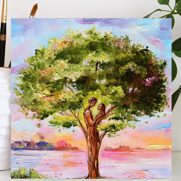 family-tree-oil-painting-tree-with-lovers-painting-original-artwork-3.jpg