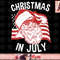 Christmas In July Shirt Retro Hipster Santa 4th of July png, instant download.jpg