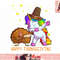 Cute Unicorn Thanksgiving Shirt For Girls Pilgrim Hat Turkey png, instant download.jpg