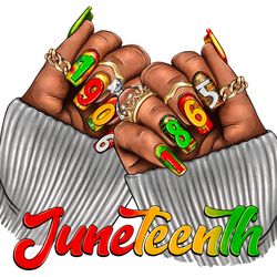 black woman juneteenth nails png sublimation design download, juneteenth png, afro woman hands png, sublimate designs