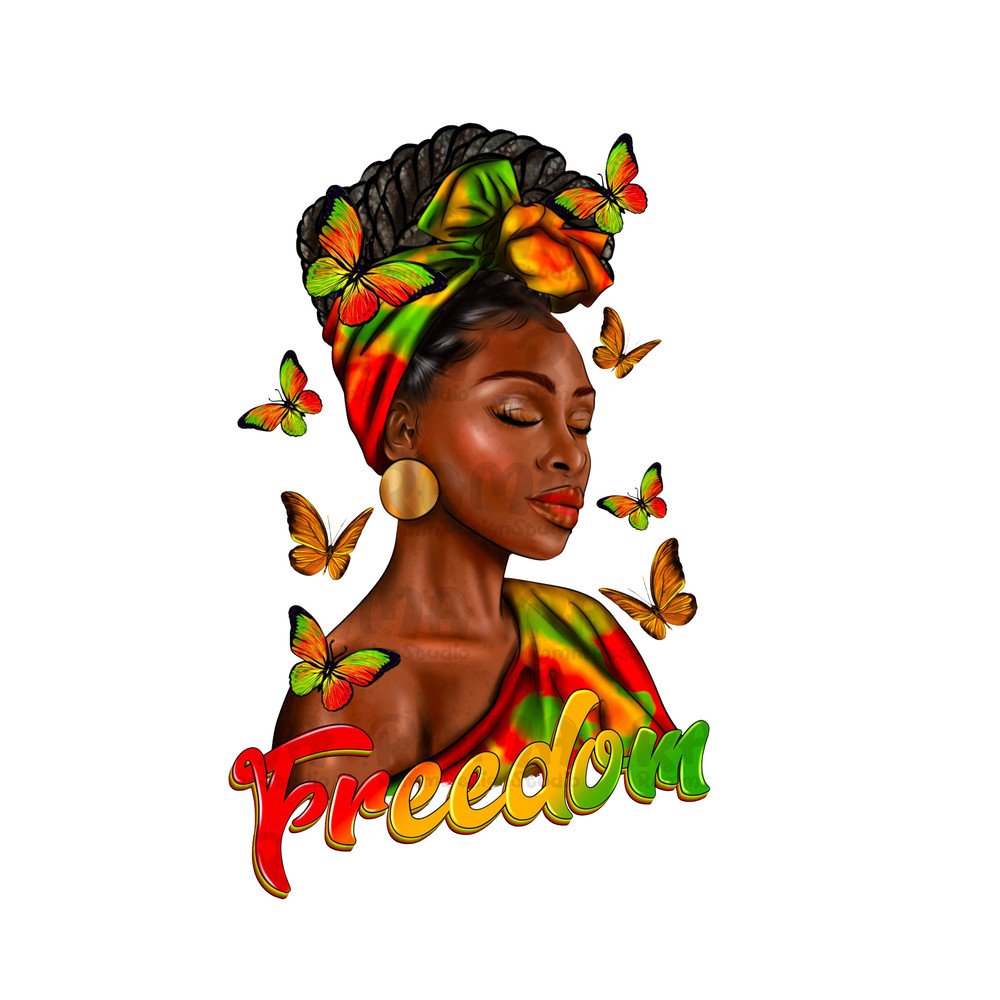 Freedom Afro Woman Juneteenth Png, Freedom juneteenth png sublimation design download, Juneteenth png, Emancipation day png - 1.jpg