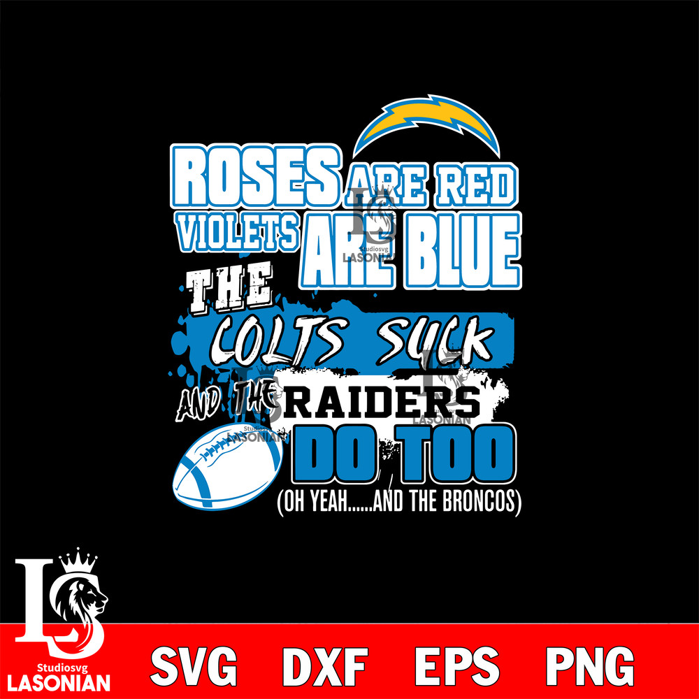 The colts suck and the raiders do too Los Angeles Chargers svg.jpg